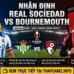 Nhận định bóng đá Real Sociedad vs Bournemouth lúc 02h00 ngày 18/09 tại Europa League - ThapcamTV